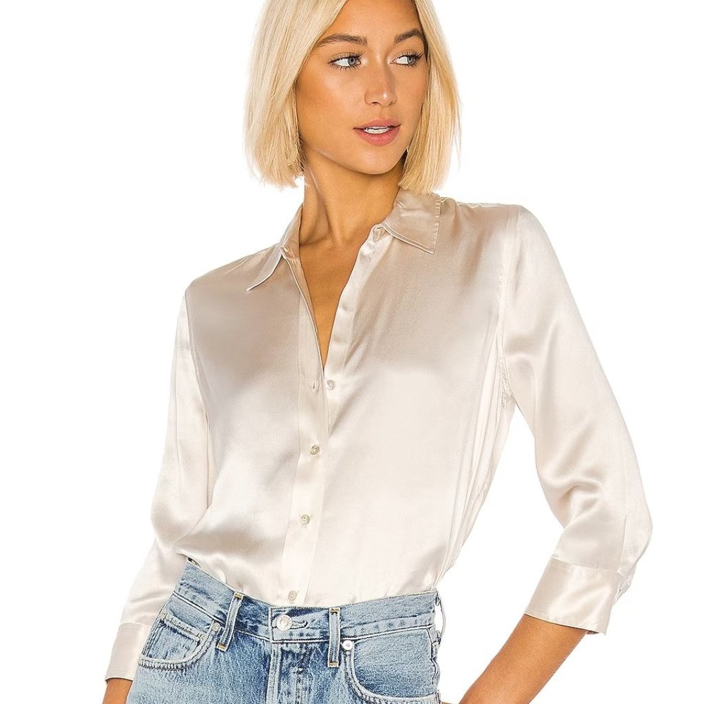 L’AGENCE 100% silk blouse. BNWT